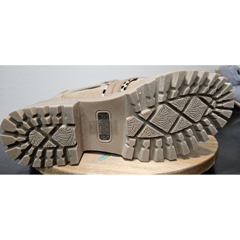BLOWFISH Malibu Lahtay *NWOB* Lug Sole Loafer Vegan Platform Animal Print Sz W/7 - Picture 14 of 16
